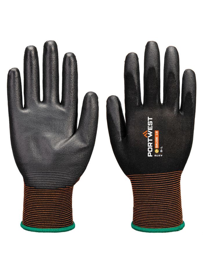 GP Grip 18 PU Glove, L, R, Black