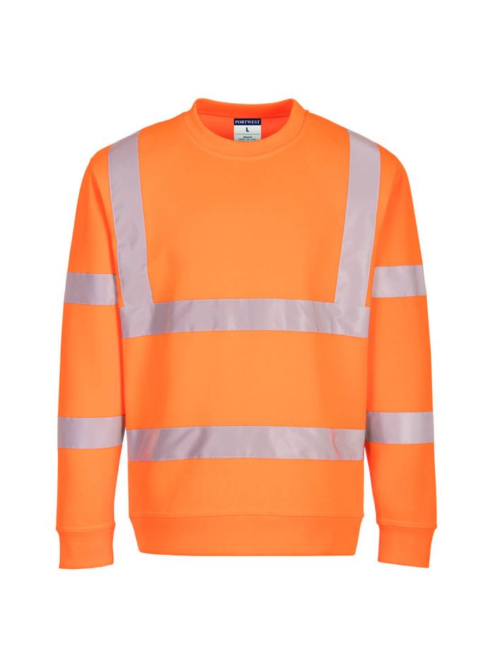 Eco Hi-Vis Sweatshirt, XXL, R, Orange