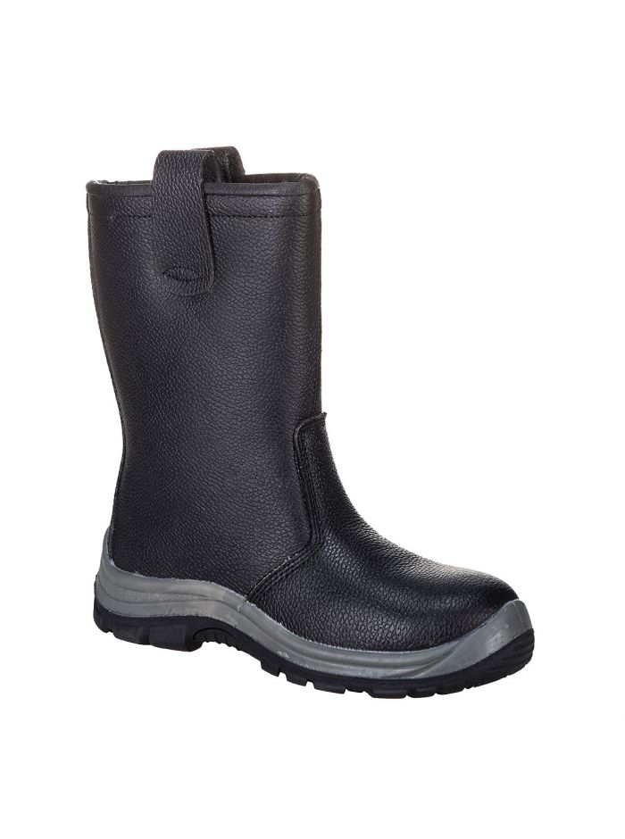 Steelite Rigger Boot S1P CI HRO, 41, R, Black