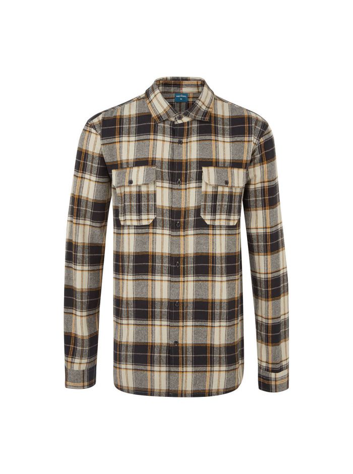 KA3 Check Shirt, L, R, Black