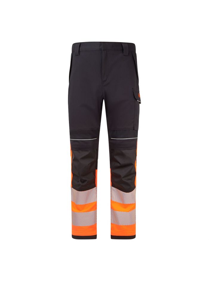 PW3 Modaflame Work HVO Class 1 FR Trousers, 28, R, Orange/Black