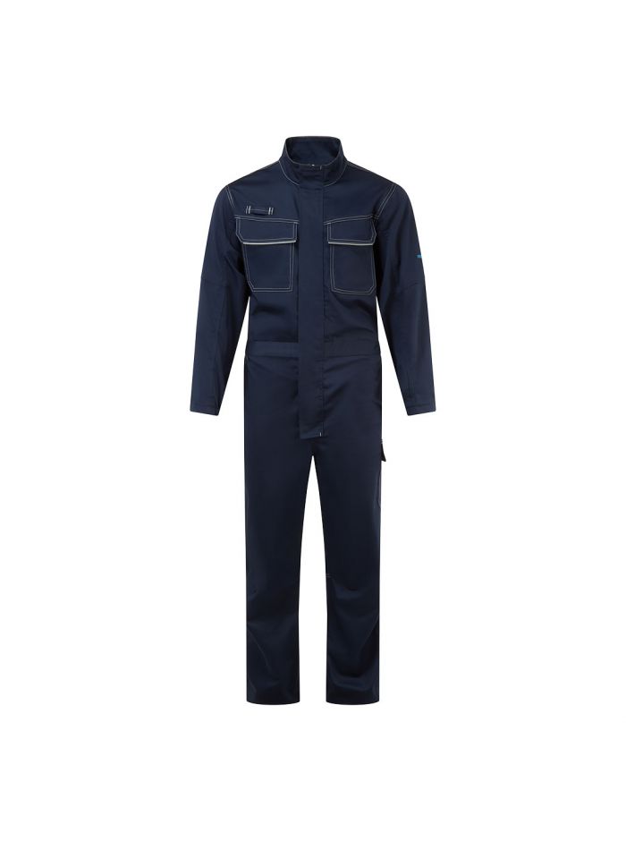 Bizweld Work FR Coverall, 4XL, R, Navy