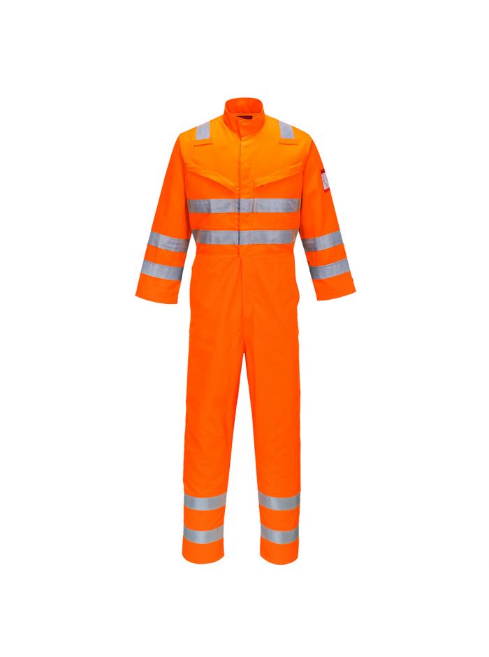 Araflame Hi-Vis Multi Coverall, XXL, R, Orange