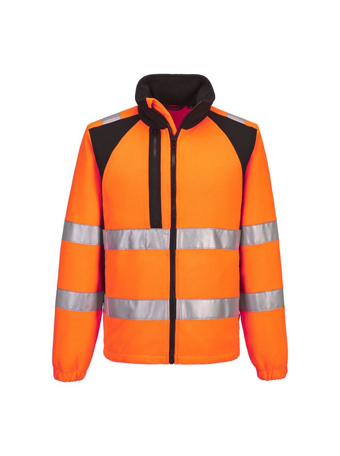 WX2 Eco Hi-Vis Fleece, 4XL, R, Orange/Black