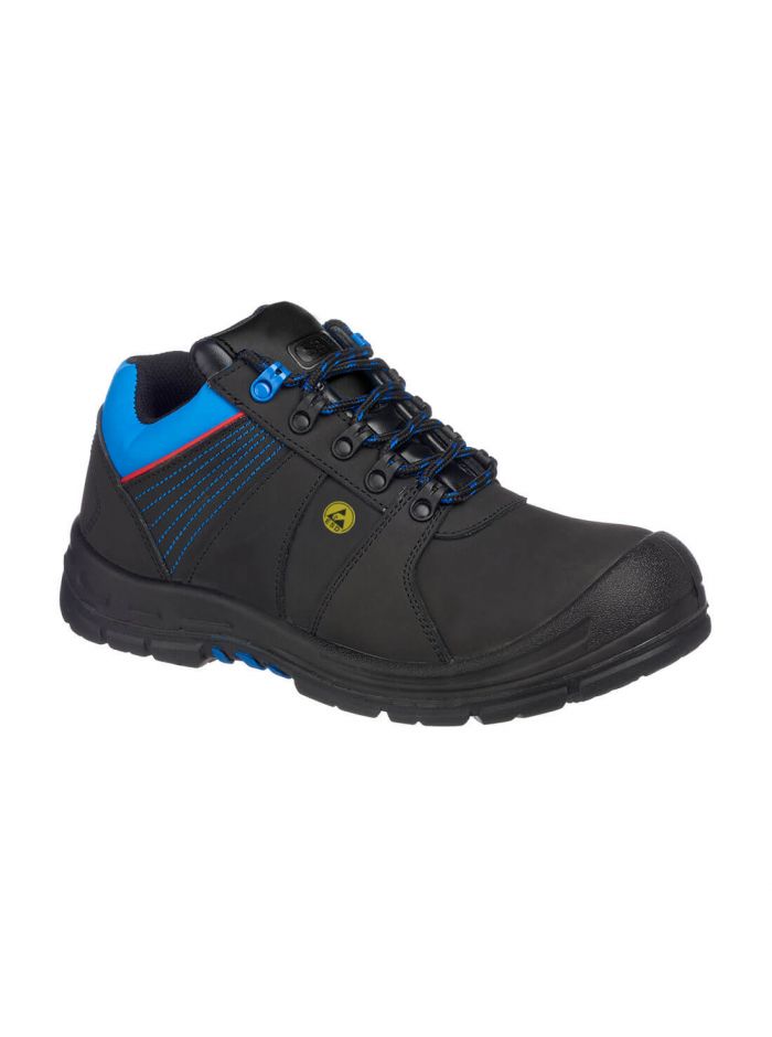 Portwest Compositelite Protector Safety Shoe S3 ESD HRO, 40, , Black/Blue