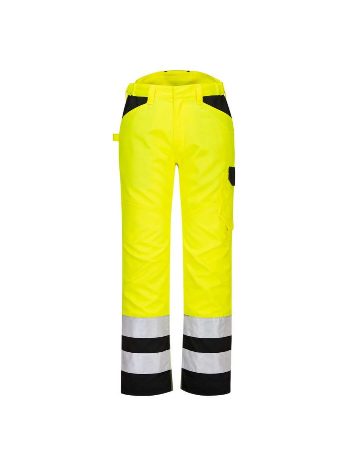 PW2 Hi-Vis Service Trousers, 42, R, Yellow/Black