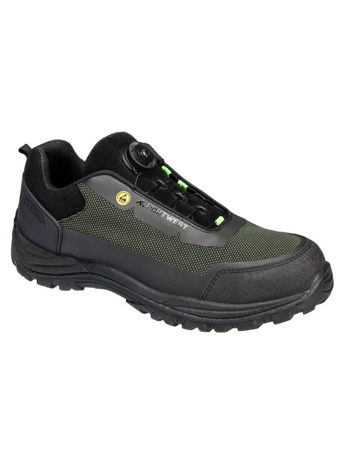 Girder Composite Low Shoe S3S ESD SR FO, 37, , Black/Green