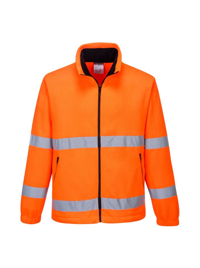 Hi-Vis Windbreaker Fleece, L, R, Orange