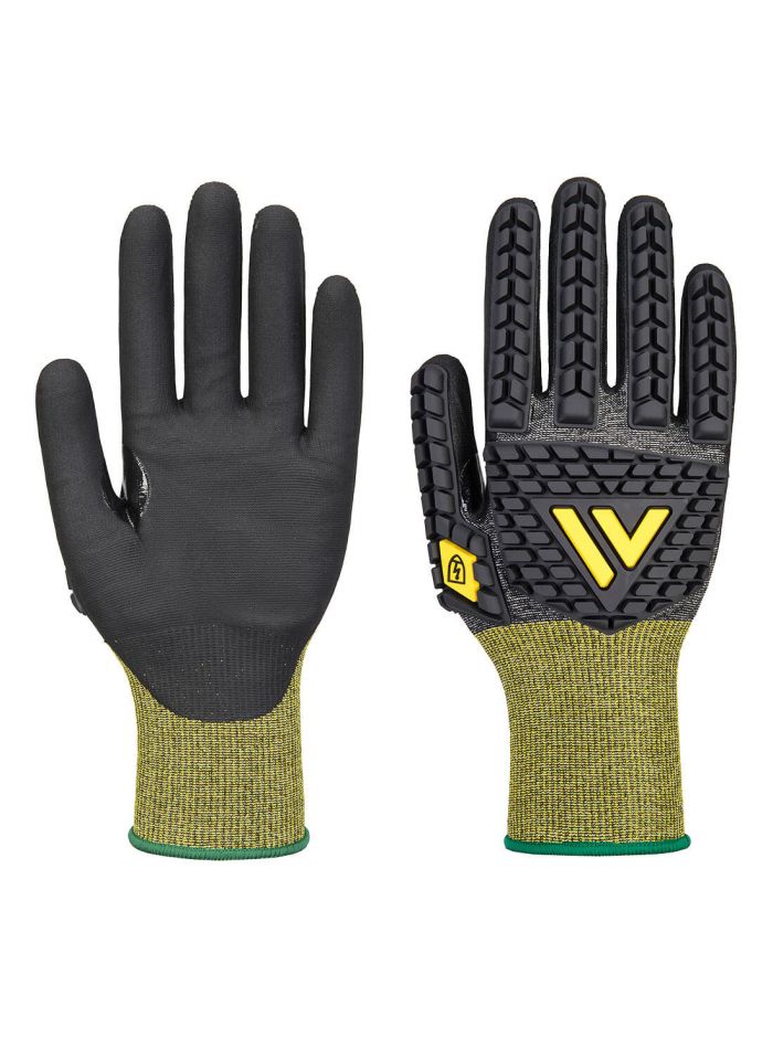 Impact E18 Nitrile Antistatic ESD Glove, L, R, Black