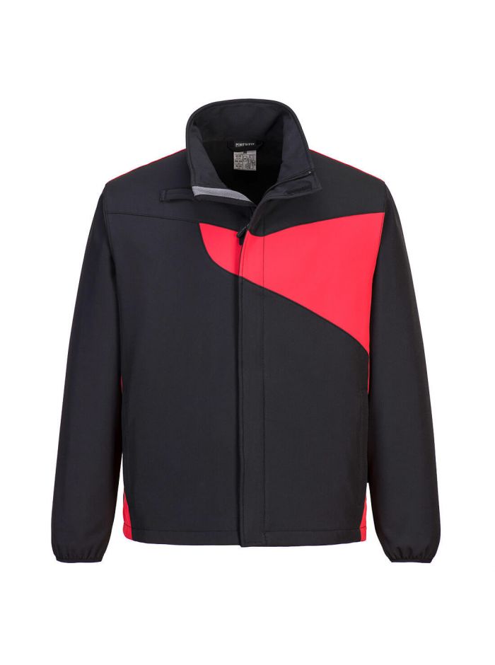 PW2 Softshell (2L), M, R, Black/Red