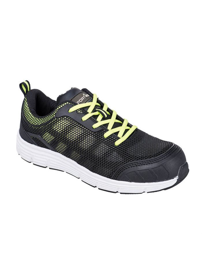 Steelite Tove Trainer S1P, 36, , Black/Green