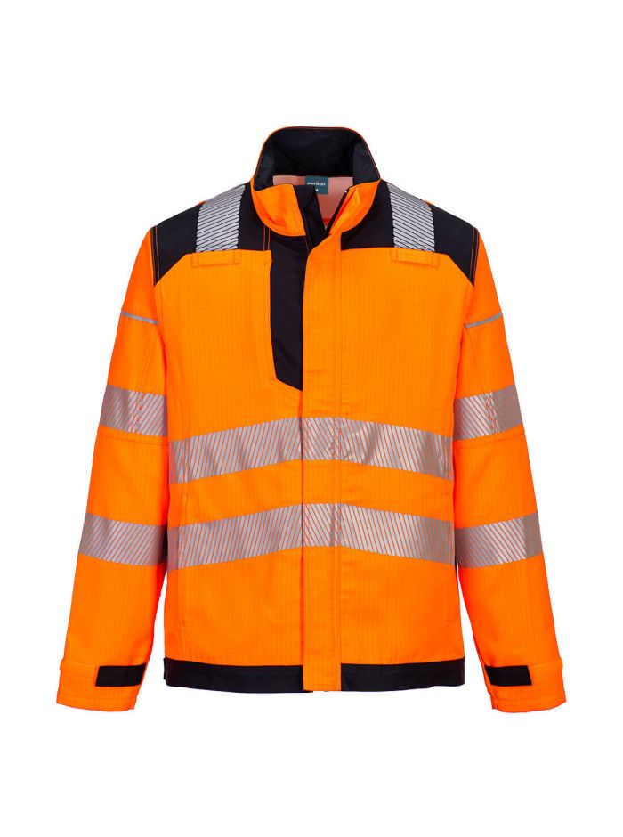 PW3 FR HVO Work Jacket , L, R, Orange/Black