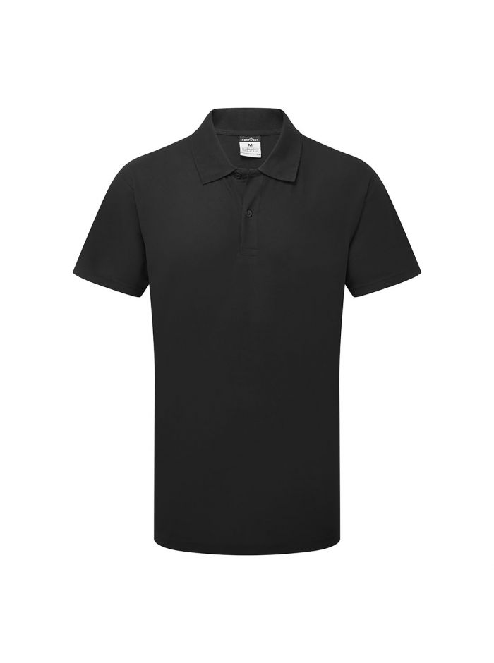 ES1 Essential Polo-Shirt S/S, 4XL, R, Black