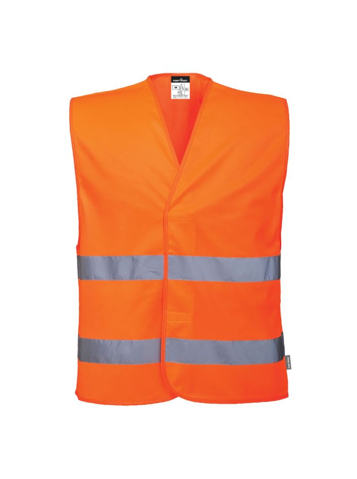 ES1 Essential Hi-Vis Two Band Vest, 4XL, R, Orange