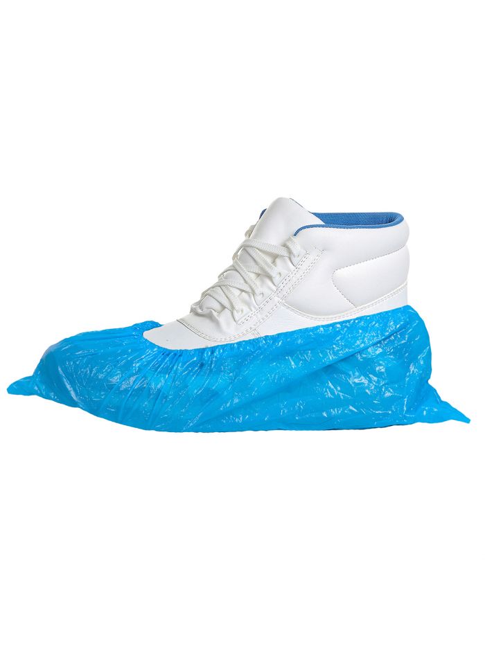 Disposable PE Overshoes (PK6000), , , Blue