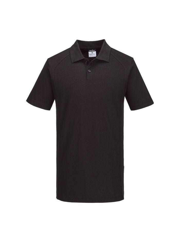 WX2 Eco Polo Shirt S/S, L, R, Black