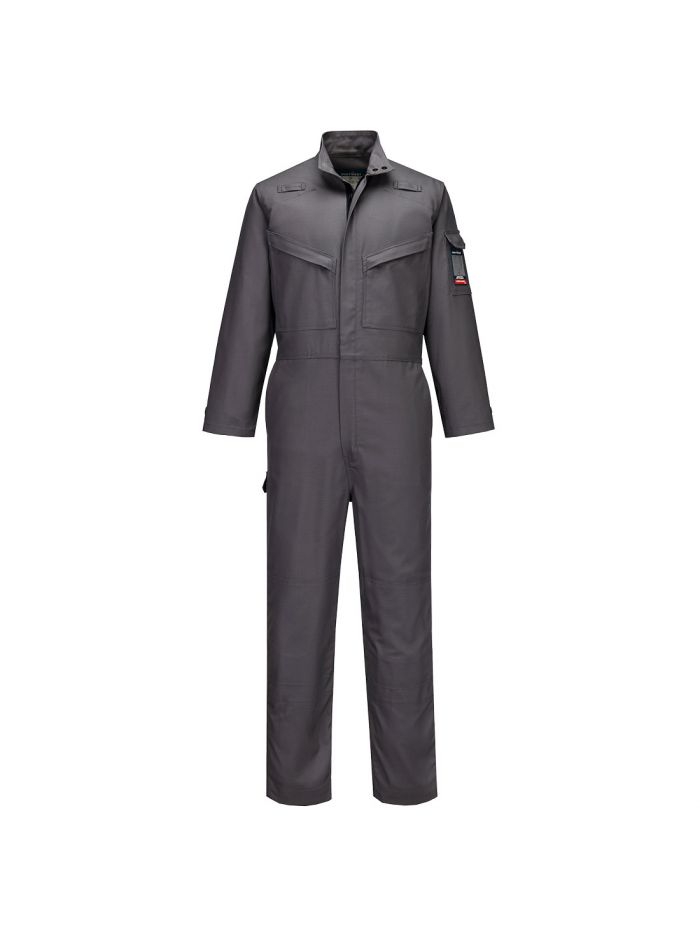 Bizflame Industry FR Coverall, 4XL, R, Grey