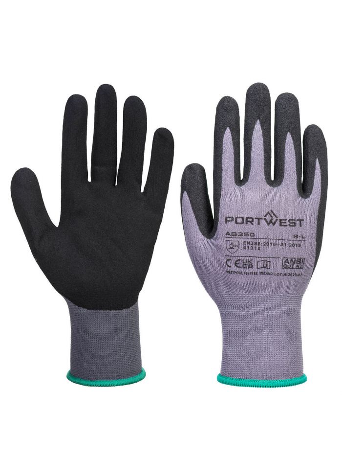 DermiFlex Essential Multipack (Pk12), L, R, Grey/Black