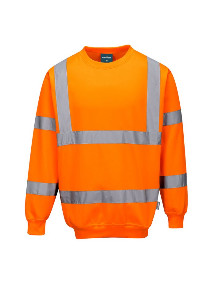 ES1 Essential Hi-Vis Sweatshirt, 4XL, R, Orange