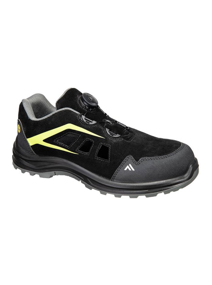 Composite Sandal S1 ESD SR FO, 35, , Black/Green