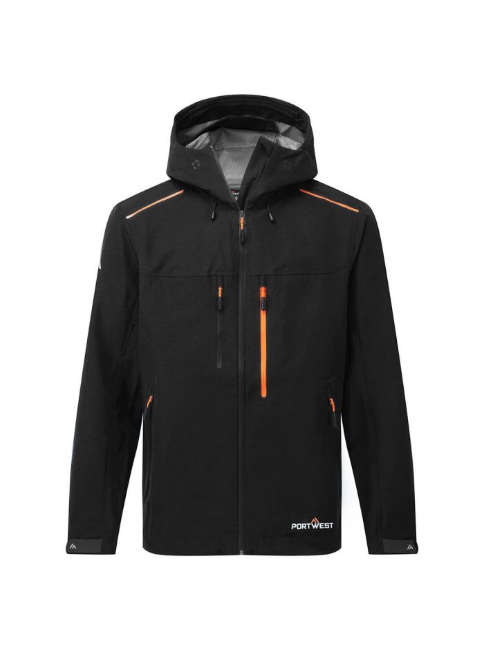 Shell Rain Jacket, L, R, Black