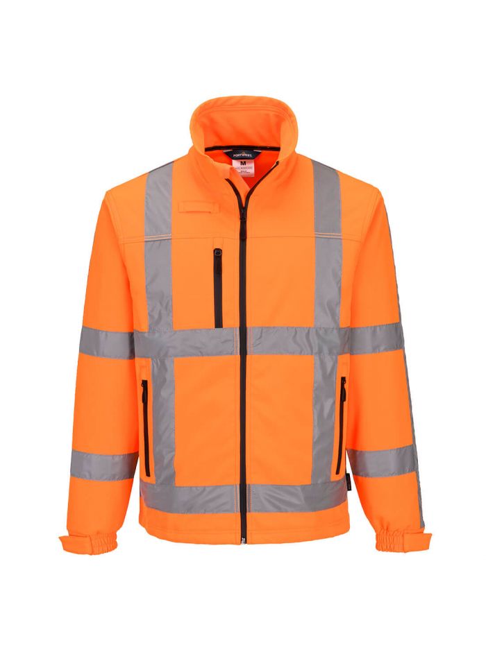 RWS Hi-Vis Softshell Jacket (3L), 4XL, R, Orange