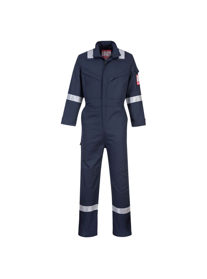 Bizflame Industry Coverall, 4XL, R, Navy
