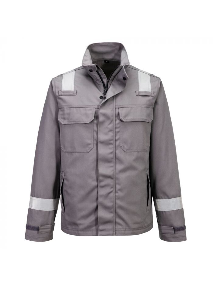 Bizflame Work+ FR Jacket, L, R, Grey