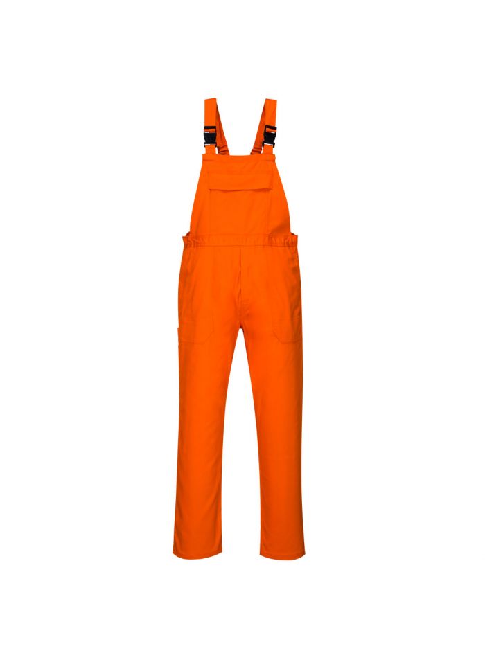 Bizweld Bib and Brace, L, R, Orange