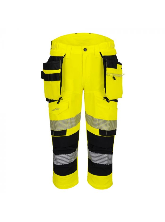 DX4 Hi-Vis Pirate Pant, 28, R, Yellow/Black